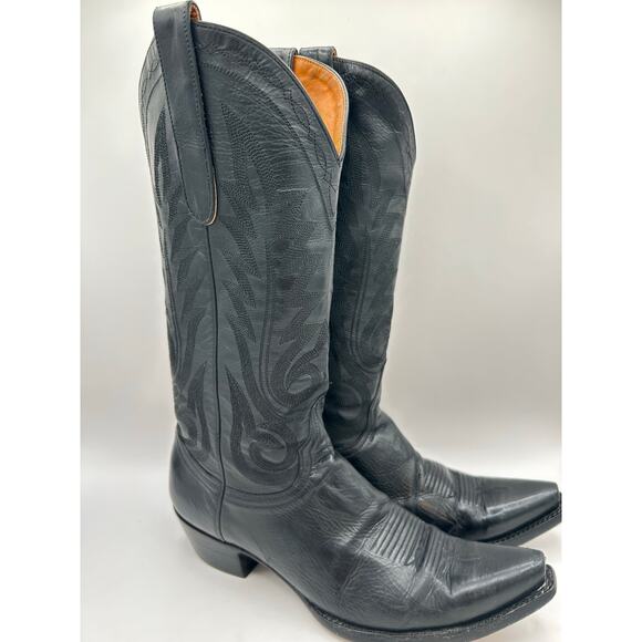 OLD GRINGO WESTERN LEATHER BLACK COWGIRL BOOTS MEXICO WOMEN’S 7.5 B - Picture 2 of 13